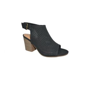 Time and Tru Women's Heeled Peep Toe Bootie
